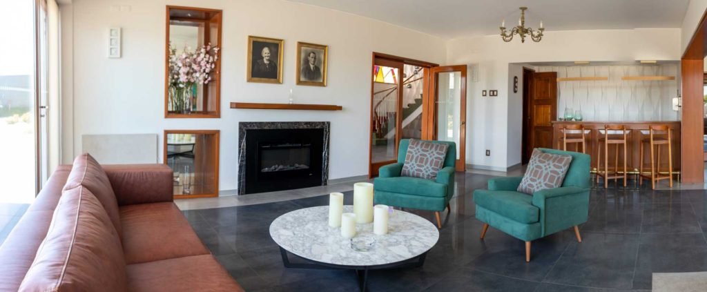 Sala de estar para los novios y sus familias