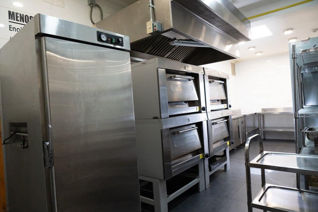 Hornos industriales de la cocina de Volcán Imperial