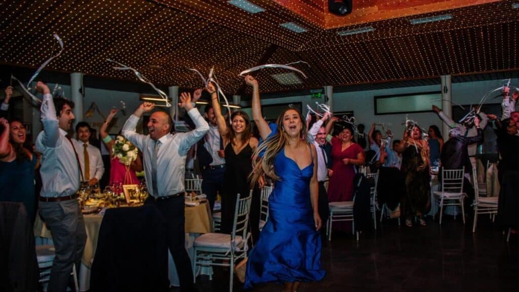Pista de baile en plena fiesta